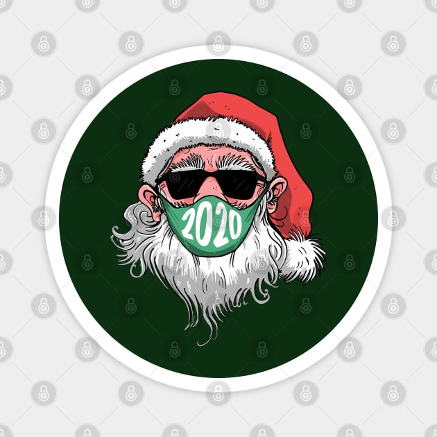 SANTA CLAUS 2020 CHRISTMAS Magnet by Bombastik